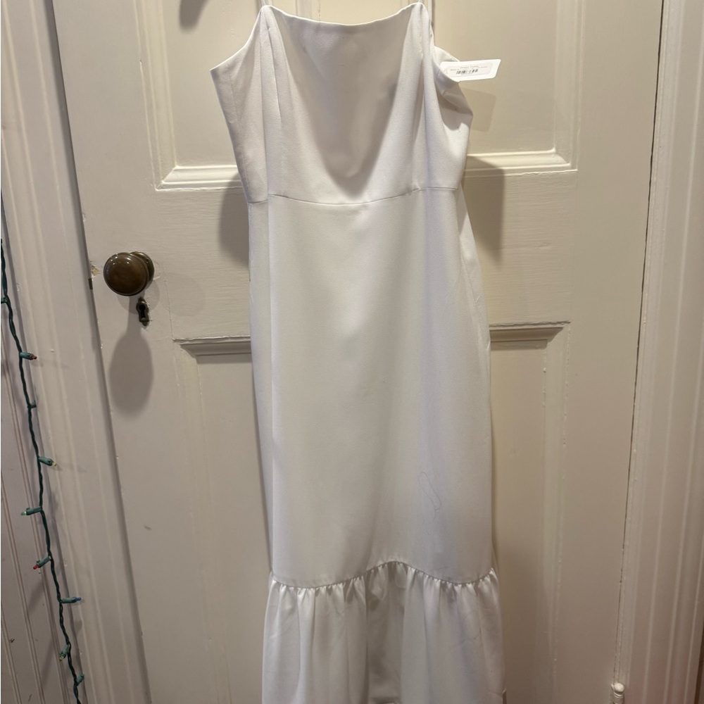 Park & Fifth White Midi Dress